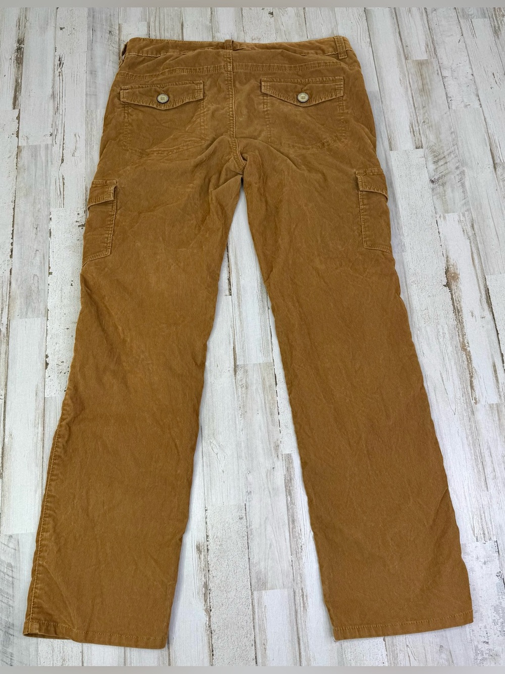 REI Pants Womens 6P (32x30) Tan Corduroy Cargo Pockets Outdoors - Picture 8 of 10